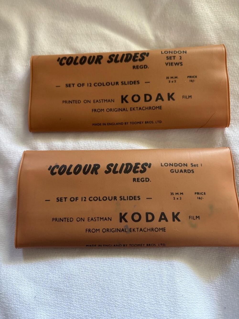 Kodak London Colour Slides 2 Sets 12 Slides Each 35m Printed On Eastman